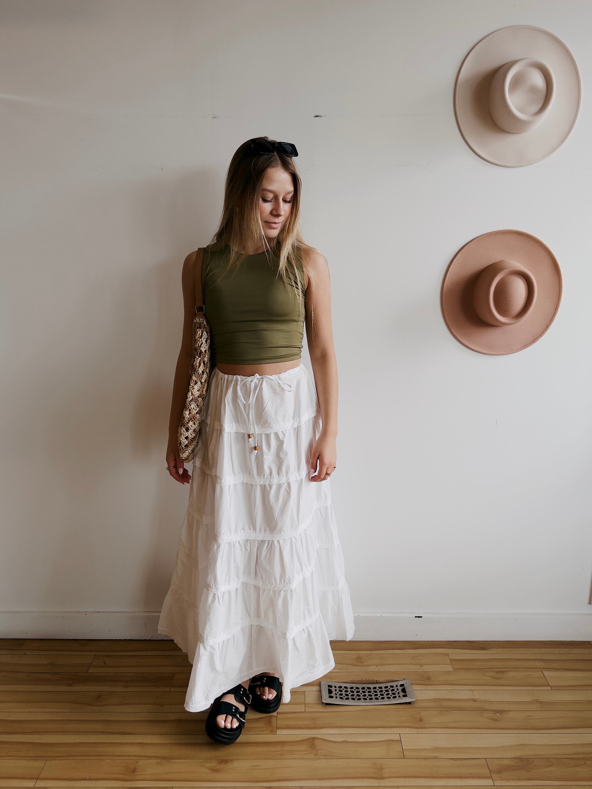 Tiered Maxi Skirt